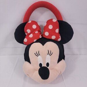 Disney Minnie Mouse Girls Zipper Close Plush Handbag Purse
